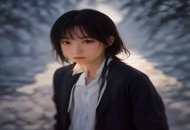 jm漫画热血作品封面，战士角色在火焰背景中振臂呐喊，画面热烈红橙充满能量
